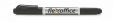 Permanentní popisovač "PM01", černá, 0,4/1,0mm, kužel.hrot, oboustranný, FLEXOFFICE