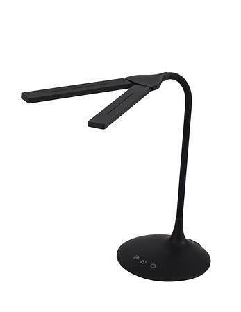 Stolní lampa "Ledtwin", černá, LED, 6 W, ALBA