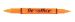 Zvýrazňovač "HL01", oranžová, 1,0/4,0 mm, oboustranný, FLEXOFFICE