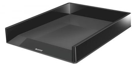 Odkladač "Duo", černá, plast, dvoubarevný, LEITZ