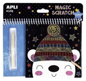 Škrabací obrázky "Magic Scratch Winter", zima, APLI