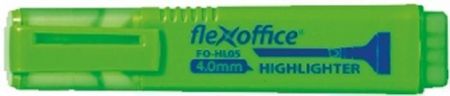 Zvýrazňovač "HL05", zelená, 1-4,0 mm, FLEXOFFICE