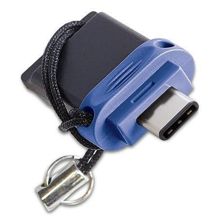 32GB USB Flash 3.0 + USB-C adaptér, VERBATIM "DUAL"