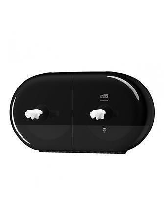 Zásobník na toaletní papír "SmartOne Mini", dvojití, T9, TORK, černý