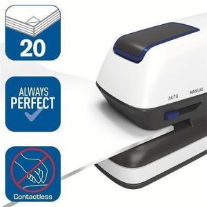 Sešívačka "Optima Grip", elektrická, 20 listů, RAPID