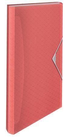 Aktovka na spisy "Colour`Breeze", korálová, A4, PP, 6 přihrádek, ESSELTE 628447