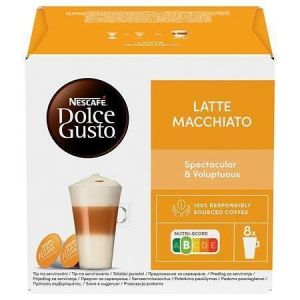 Kapsle do kávovaru, 16 ks, NESCAFÉ "Dolce Gusto Latte Macchiato"