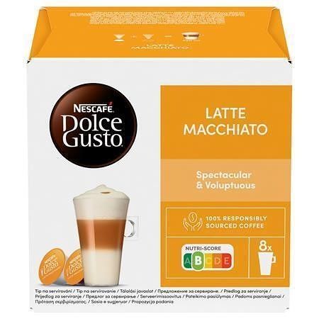 Kapsle do kávovaru, 16 ks, NESCAFÉ "Dolce Gusto Latte Macchiato"