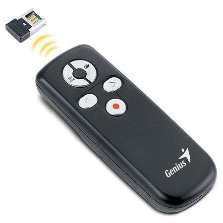 Presenter, s laserovým ukazovátkem, bezdrátový, GENIUS "Media Pointer 100"