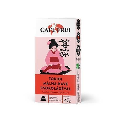Kávové kapsle "Tokio" čokláda-malina, 9ks, CAFE FREI