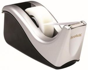 Odvíječ na lepicí pásku "C60", stříbrný, 3M/SCOTCH