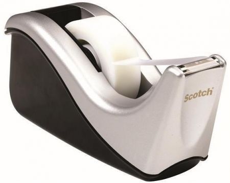 Odvíječ na lepicí pásku "C60", stříbrný, 3M/SCOTCH