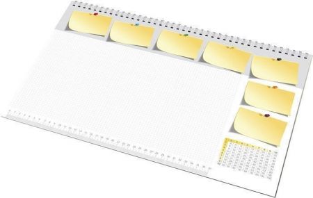 Podložka na stů, 470x330 mm,s poznámkovým blokem, Panta Plast
