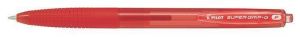 Kuličkové pero "Super Grip G", červená, stiskací mechanismus, 0,22 mm, PILOT