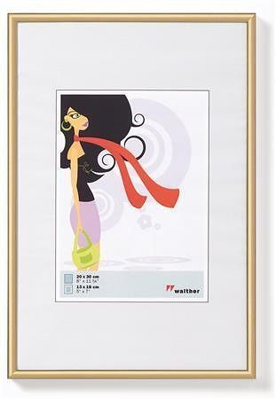 Rámeček "New Lifestyle", zlatá, plast, 13 x 18 cm