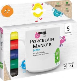 Sada fixů na porcelán "EASY" 5 ks, Hobby Line, KREUL