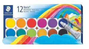 Vodové barvy "Noris Club", 12ks, STAEDTLER
