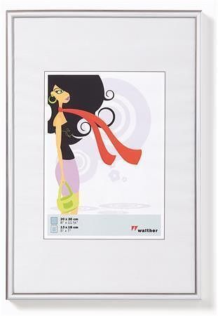 Frame, plastic, 10x15 cm, "New Lifestyle" silver