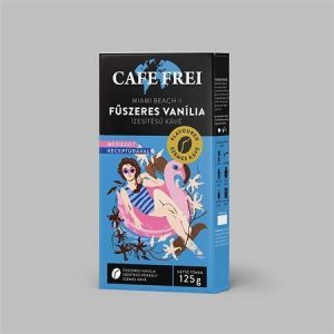 Káva "Miami vanilka" se skořicí a muškátovým ořechem, pražená, zrnková, 125 g, CAFE FREI