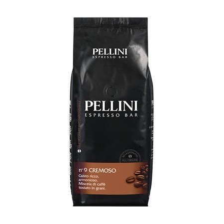 Káva zrnková, pražená, vakuově balené, 1000 g, PELLINI "Cremoso"
