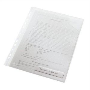 Závěsné desky "CombiFile", čirá, L tvar, A4, 200 mikron, LEITZ