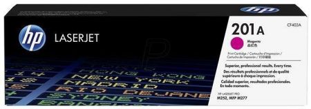 Toner HP 201A, do tiskárny Color LaserJet Pro M252, M277, purpurová, 1,4k , HP