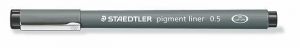 Liner "Pigment Liner", černá, 0,5 mm, STAEDTLER