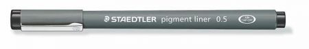 Liner "Pigment Liner", černá, 0,5 mm, STAEDTLER