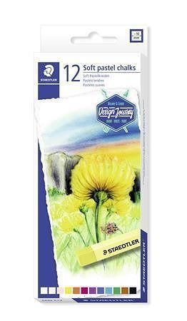 Pastelové křídy "Design Journey", sada, 12 barev, STAEDTLER