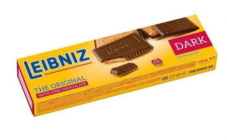 Sušenka "Choco", hořká čokoláda, 200 g, Leibniz 121119