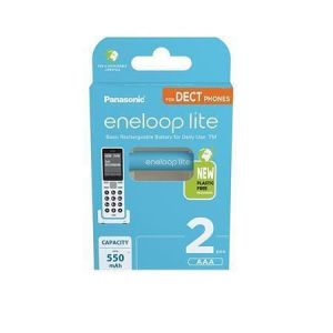 Dobíjecí baterie "Eneloop Lite", AAA, 2 x 550 mAh Ni-MH, PANASONIC