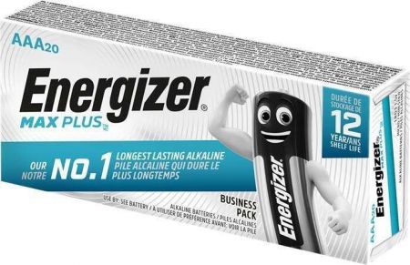 Baterie "Max Plus", AAA, 20 ks, ENERGIZER 7638900423174