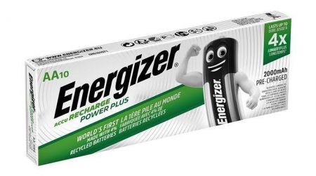Nabíjecí baterie "Extreme", AA, 10 ks, 2000mAh, přednabité, ENERGIZER 7638900417029