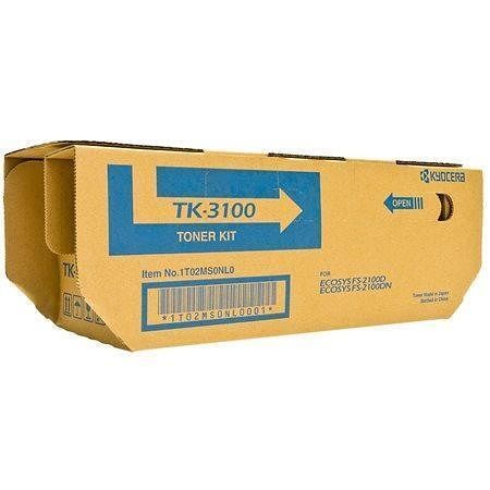 Toner "TK3100", černá, pro FS 2100D, FS2100DN tiskárnu, 12 500 stránek, KYOCERA