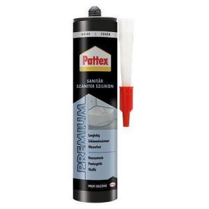 Silikon "Pattex Saniter", bílá, 274 g, HENKEL 2921493