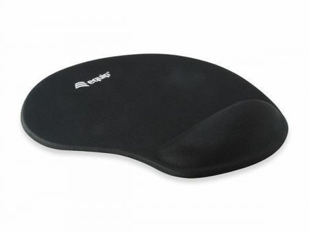 Podložka pod myš "Life", opěrka zápěstí, gelová kazeta, černá, EQUIP 245014