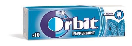 Žvýkačky, 14g, ORBIT "Peppermint dragees"