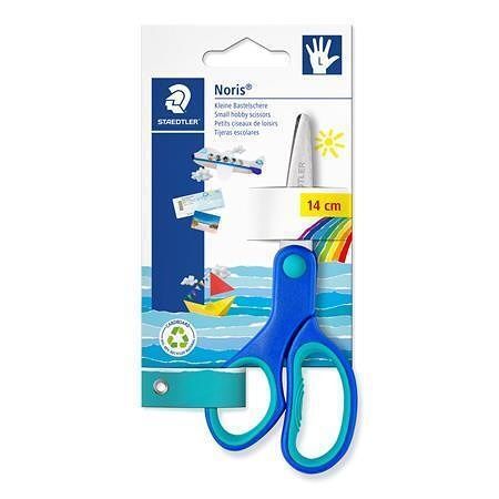 Nůžky "Noris Club", modré, dětské, 14 cm, pro leváky, STAEDTLER