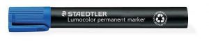 Permanentní popisovač "Lumocolor 350", modrá, klínový hrot, STAEDTLER