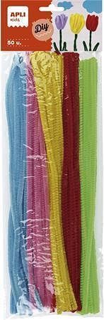 Chlupaté drátky "Creative", mix zářivých barev, APLI