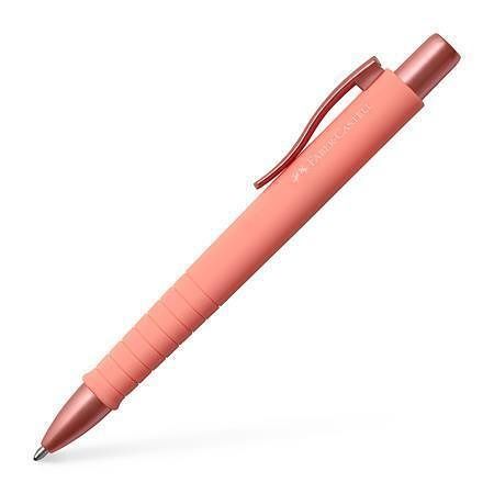 Kuličkové pero "Poly Ball Urban", modrá, 0,7 mm, korálové tělo pera, FABER-CASTELL 241125