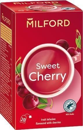 Ovocný čaj "Sweet cherry", 20 x 2,5 g, MILFORD