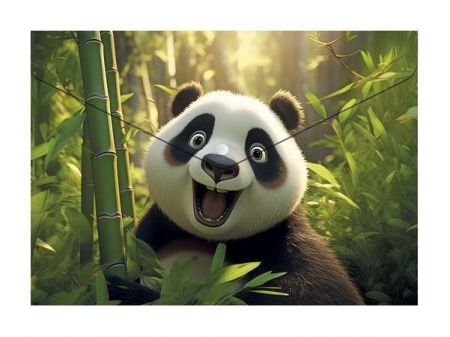 Spisové desky s drukem "Panda", A4, PP, 180 micron, PANTA PLAST 0410-0062-58