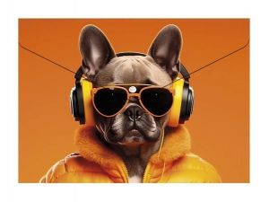 Spisové desky s drukem "Cool dog", A4, PP, 180 micron, PANTA PLAST 0410-0062-60