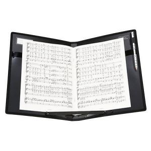 Desky na noty "Vocalyz Concerto", černá, 4 kapsy, PP, VIQUEL