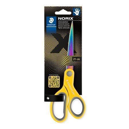 Nůžky "Norix 965", žlutá, univerzální, 21 cm, STAEDTLER 965 21X BK2