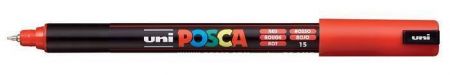 Akrylový popisovač "Posca PC-1MR", červená, 0,7 mm, UNI 2UPC1MRP