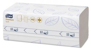 Ručníky "Xpress Soft Multifold", bílá, stlačené, 2 vrstvé, 170 listů, H2, Premium, TORK 10