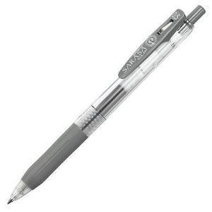 Gelové pero "Sarasa Clip", šedá, 0,33 mm, stiskací mechanismus, ZEBRA 35131