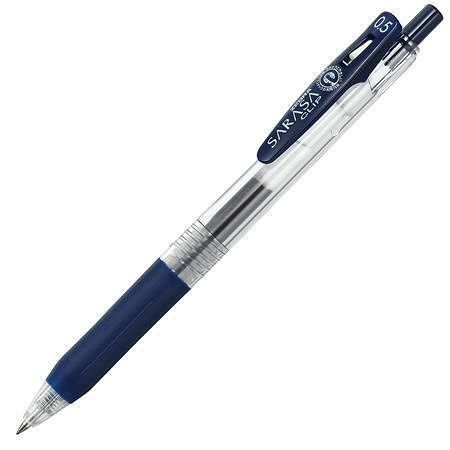 Gelové pero "Sarasa Clip", tmavě modrá, 0,33 mm, stiskací mechanismus, ZEBRA 14315